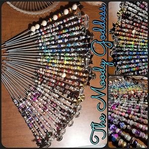 Beaded Fairy Wand Suncatcher Plant Stakes Jeweled Garden Yard Art Sun Catcher